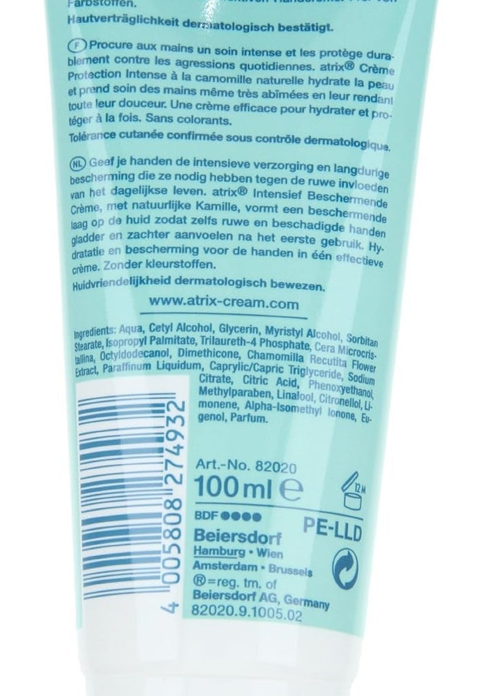 Atrix Intensive Protection Hand Cream 100ml - Image 3